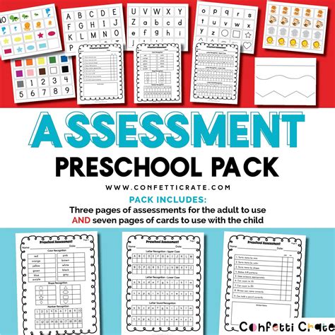 Preschool Assessment Forms Printable Assessment Sheets Pre K Assessment