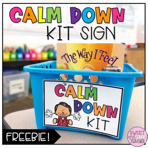 Calm Down Kit Free Printables Printable Word Searches