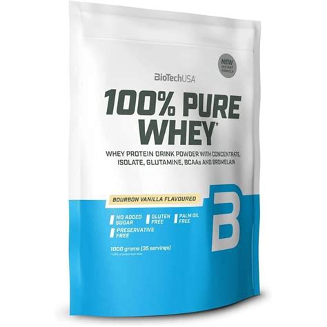 Biotech USA 100 Pure Whey Vanille 1000g Cdiscount Sport