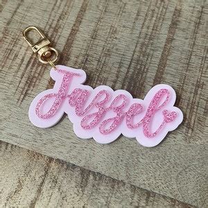 Personalized Name Keychain - Etsy