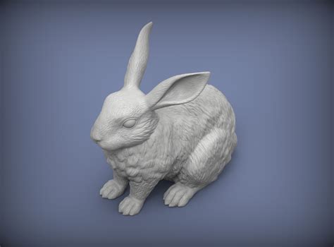 Archivo 3D Modelo de conejo impreso en 3D Objeto de impresión 3D para