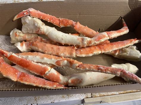 King Crab Legs Jumbo Alaskan Red 912 Count Today Gourmet Foods Of Nc