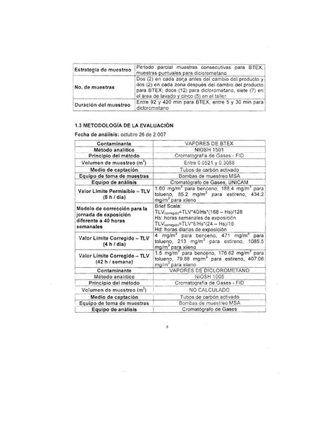 Evaluacion Ambiental Benceno Tolueno Xileno Pdf