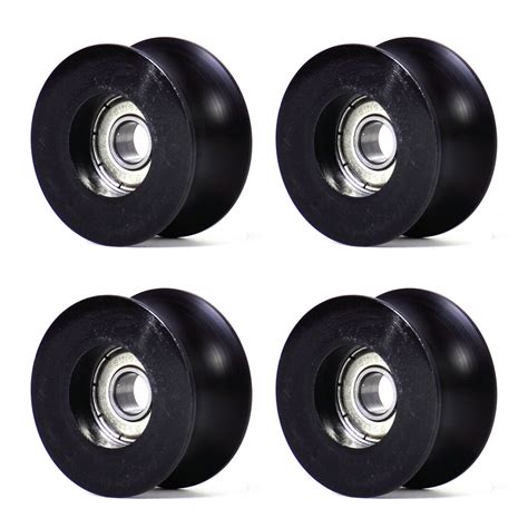 4pcs U Type Groove Guide Pulley Sealed Rail Ball Bearing 0840UU 8x40x20