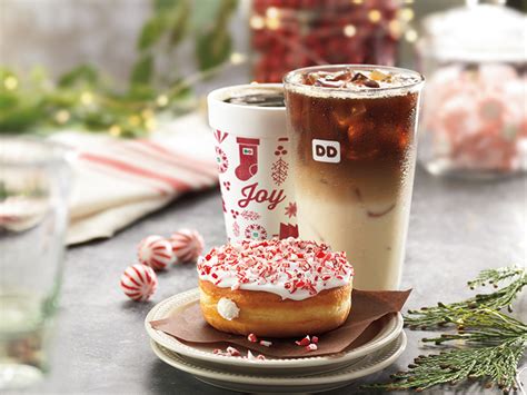 Its A Joyful Holiday Season At Dunkin Donuts With New Crème Brulée