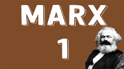 Marx Part 1 Labour And Class Conflict Philosophy Tube Youtube