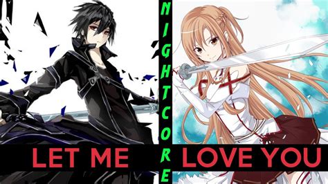 Nightcore Let Me Love You Switching Vocals YouTube