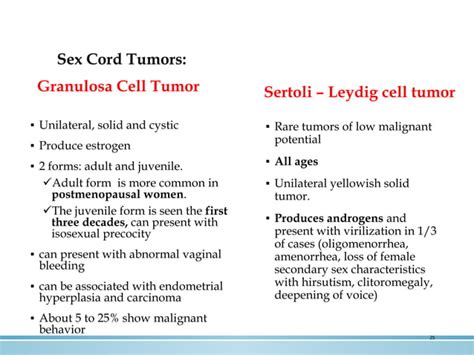 Pathology Ovarian Cyst And Tumors Dr Sufia Husain 2018 Ppt