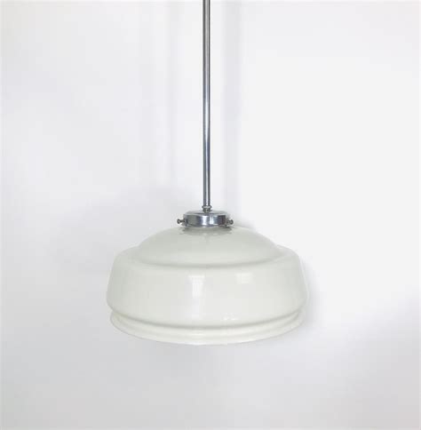 Art Deco Bar Lamp With Glass Shade 40s - Etsy