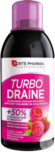 Forté Pharma Turbodraine Framboise Flacon 500ml Newpharma