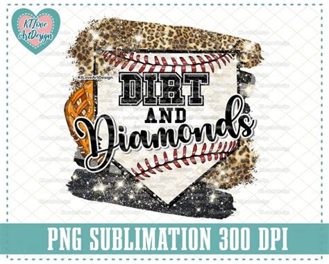 Dirt And Diamonds Baseball Png Baseball Png Baseball Game Etsy