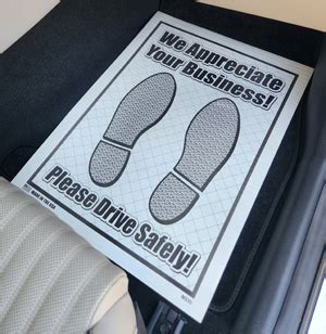 Custom Printed Paper Floor Mats For Cars Floor Roma