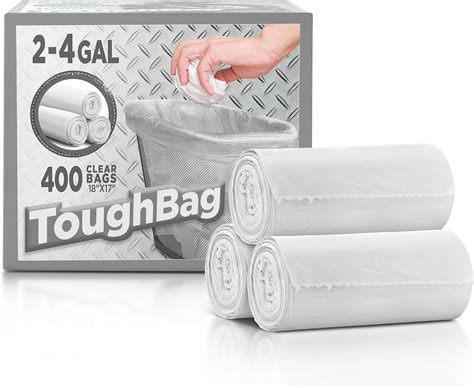 Amazon Toughbag Gallon Small Trash Bags Count Clear