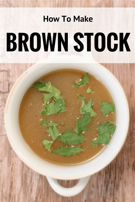 How To Make Brown Stock Food Above Gold