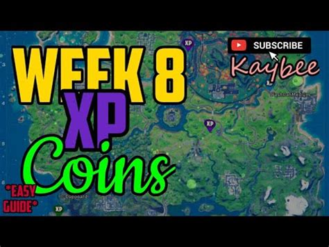 ALL XP COINS LOCATIONS IN FORTNITE SEASON 4 CHAPTER 2 WEEK 8 YouTube