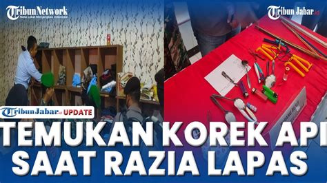 Petugas Razia Lapas Kelas Iib Majalengka Jawa Barat Temukan Korek Api