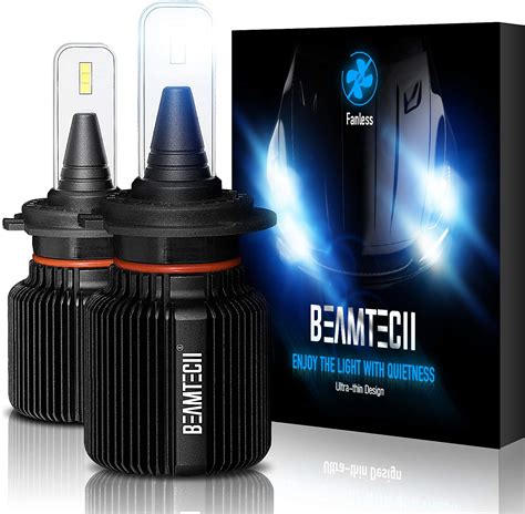 Beamtech H Led Headlight Bulb Fanless Csp Y Chips Lumens K