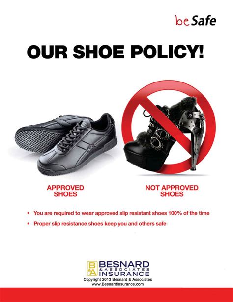 Footwear Safety Poster