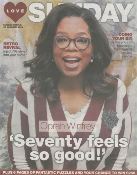 LOVE SUNDAY REVUE Oprah Winfrey Chrétien Bale Gène KELLY Churchill 28