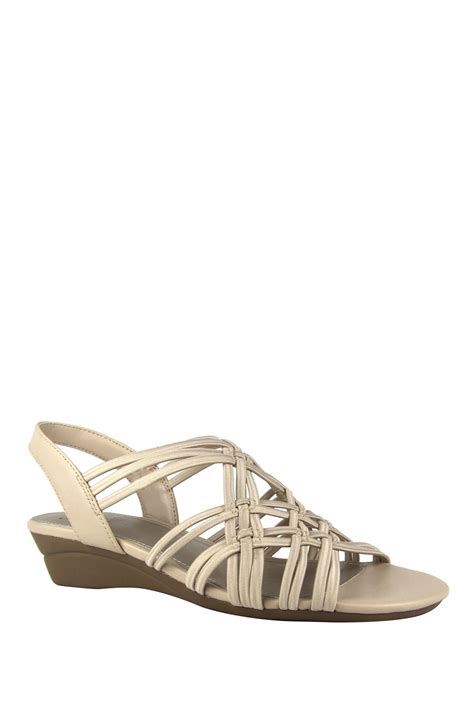 Impo Rainelle Stretch Wedge Sandal Wide Width Available Nordstrom