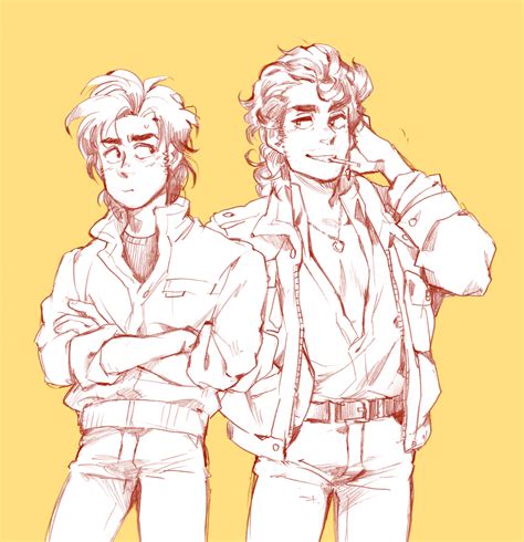 Stranger Things Steve X Billy Fan Art