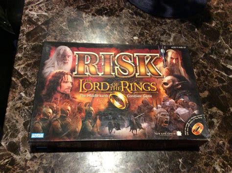 Risk Lord Of The Rings Middle Earth Conquest Game By Parker Brothers 2094926028