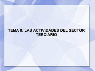 Tema 8 geografía PPT