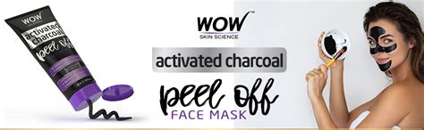 Buy Wow Skin Science Activated Charcoal Peel Off Mask For Blackheads