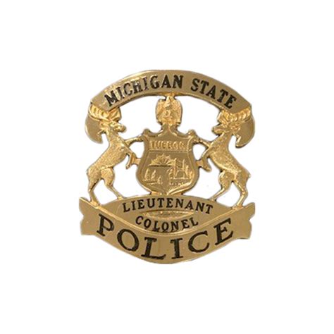 Blackinton Michigan State Police Hat Badge B2659