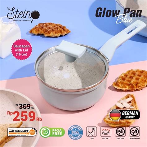 Jual Xbonus Dumbo Container Stein Glow Pan Stein Steincookware