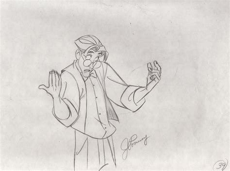 Atlantis The Lost Empire Original Animation Drawing — John Pomeroy