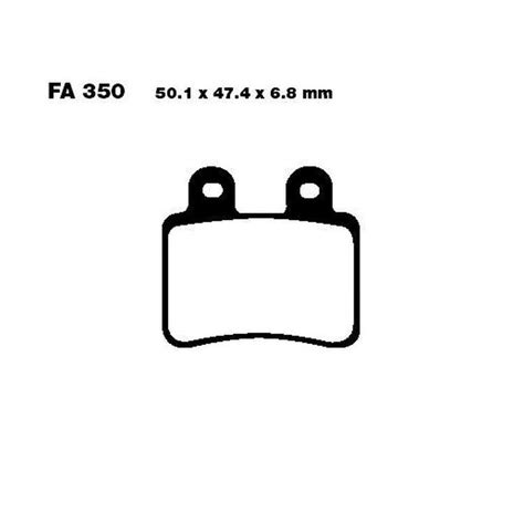 EBC Sinter Bremsbeläge hinten für Rieju Tango 50 250 NKD 125 Naked