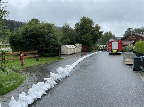 Unwetter Und Hochwasser In Miesbach Tegernsee Schliersee