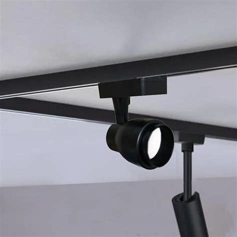 Spot Led Sur Rail W Multi Angle Cob Monophas Noir Blanc Froid