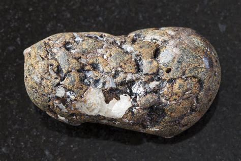 Raw Galena And Sphalerite Crystals On Quartz Rock Stock Image Image