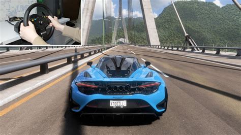 Mclaren 765lt Forza Horizon 5 Thrustmaster Tmx Gameplay Youtube