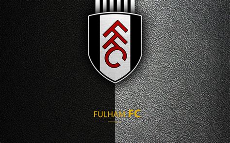 Download Wallpapers Fulham Fc 4k English Football Club Logo