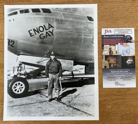 Jacob Beser Signed Autographed 8x10 Photo Jsa Certified Enola Gay