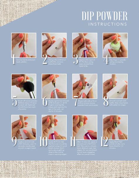 Instructions 01  With Images Revel Nail Dip How To Apply Revel