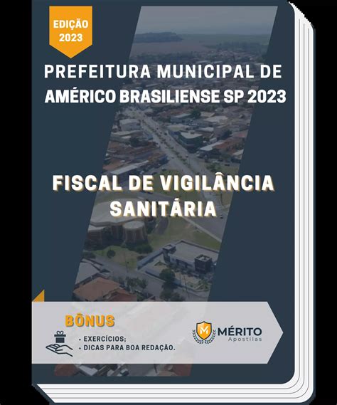 Apostila Fiscal de Vigilância Sanitária Prefeitura de Américo