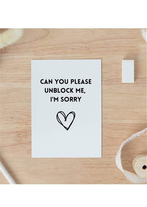 I'm Sorry Card for Boyfriend or Girlfriend Apology Card - Etsy