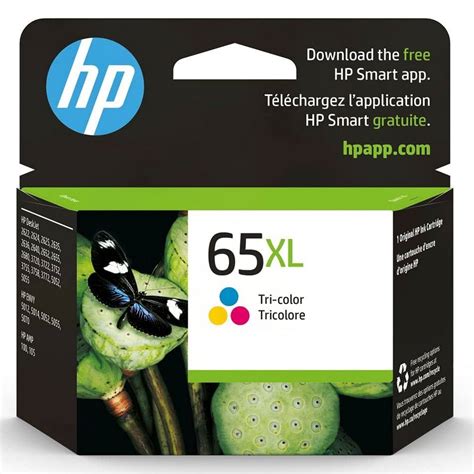 Hp 65xl Tri Color High Capacity Ink Cartridge N9k03a Genuine Oem