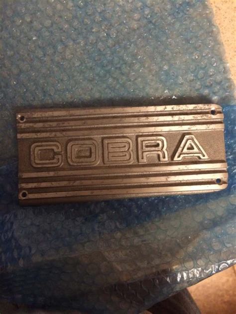 For Sale Cobra Intake Plaque Ford Mustang Forums