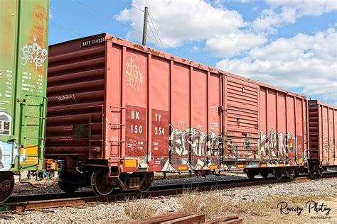 Union Pacific Railroad Steel Boxcar 150254 Taken In Pensac Flickr