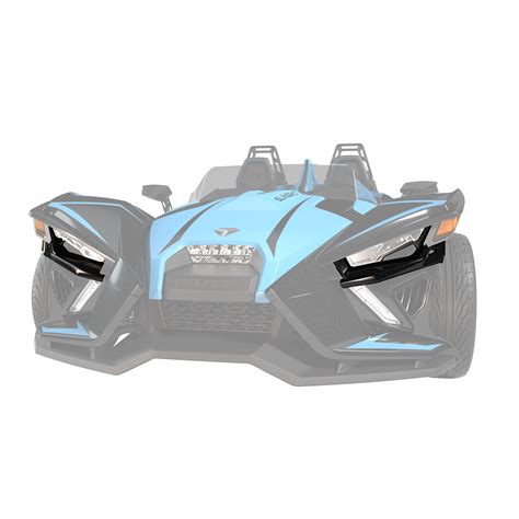 Painted Front Upper Accent Panel Kit Black Pearl Polaris Slingshot