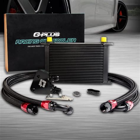 Amazon G PLUS 25 Row AN10 Engine Transmission Oil Cooler Kit Oil