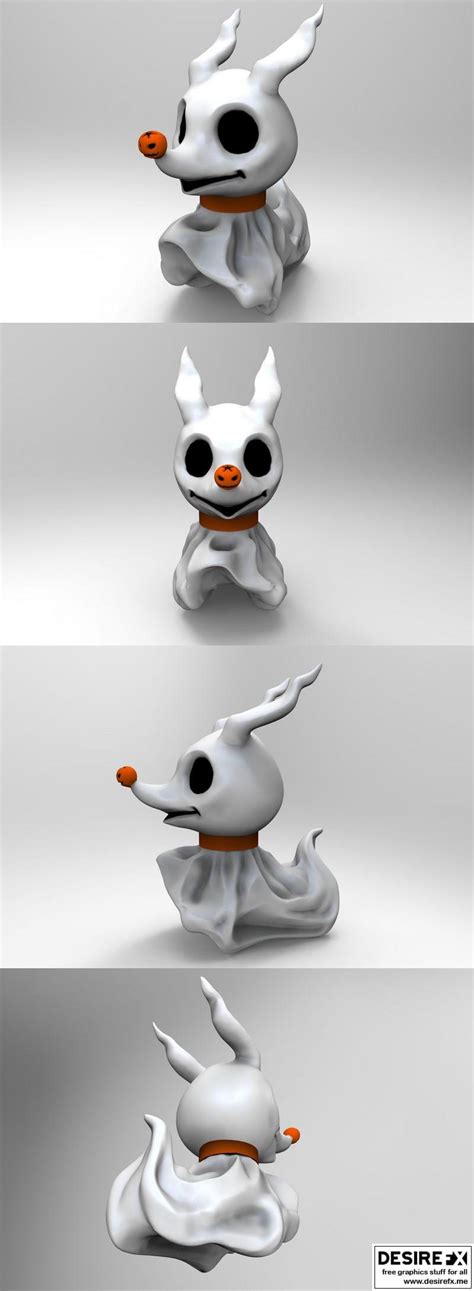 Desire Fx 3d Models Zero From Nightmare Before Christmas 3d Print Model