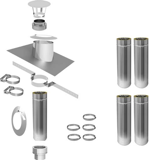 System Kominkowy Tecnovis Gmbh Komin Izolowany Fi 180 230 5Mb Z P Dach