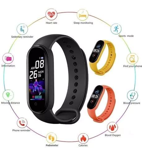 Funda Smartwatch Smart Watch Smartband M5 Color Blanco MercadoLibre