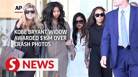 Kobe Bryant Widow Awarded Us 16mil Over Crash Photos Youtube